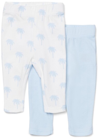 Tiny Treasure Lexi Leggings 2-Pack Blue/Palm 62