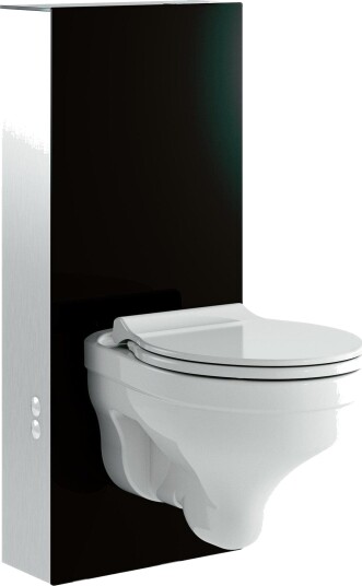 Svedbergs WC-fixtur glassbox 101,5x41 cm, Sort Svedbergs WC-fixtur glassbox 101,5x41 cm, Sort
