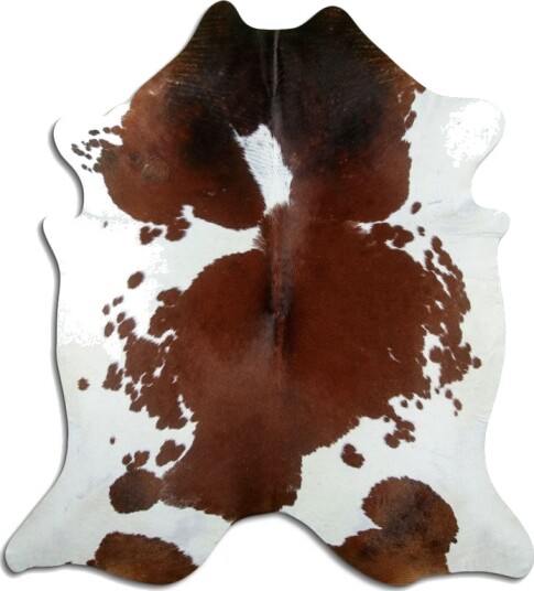 Kuskinn Brun/hvit 1539 Størrelse: 210 x 180 cm