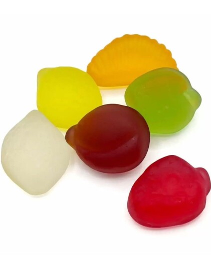 1,5 kg Frisia Sugarfree Fruit Salad Pose med Vingummi SUKKERFRI