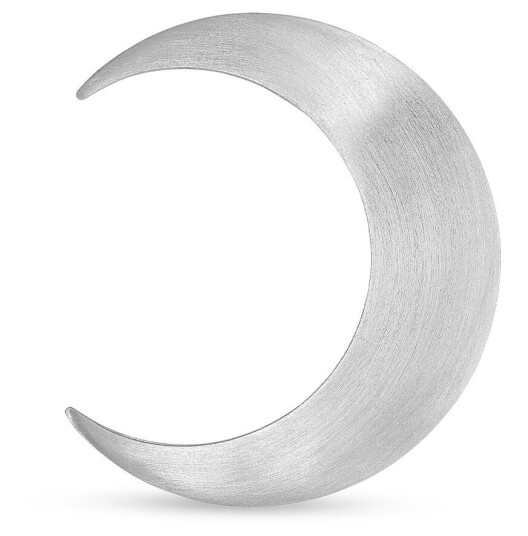 Jane Kønig Big Half Moon Øredobbe Single Sølv MHMS-XJK24-1-S-Right - Dame - 925 sterling silver