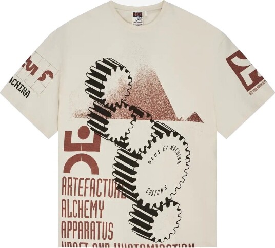 Deus Ex Machina Merz Oversized Tee DIRTY WHITE S