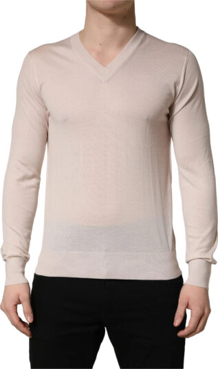 Dolce & Gabbana Herre Strikkevarer Beige S,