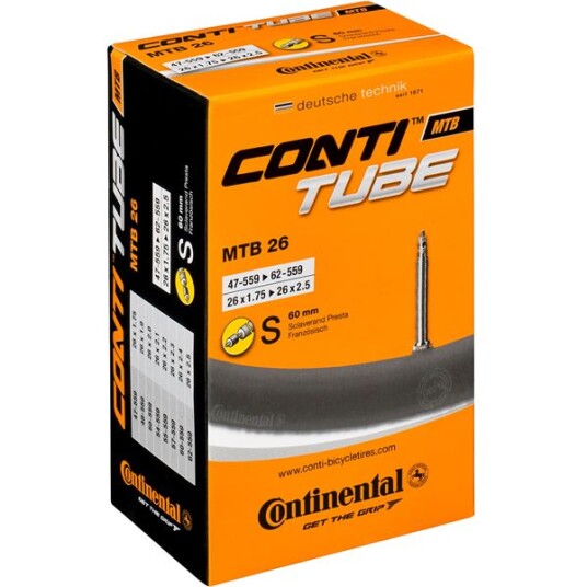 Continental Slange 26S60 1.75-2.5 Prestaventil Black 26S 1.75-2.5