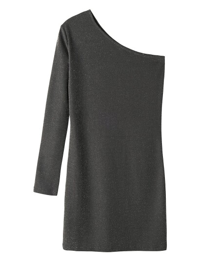 LMTD Nlfruina One Sl Slim Short Dress Grey 176 LMTD Nlfruina One Sl Slim Short Dress Grey 176