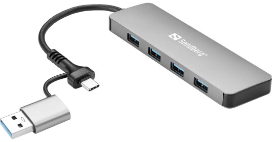 Sandberg USB C/USB A Dokkingstasjon 4xUSB A
