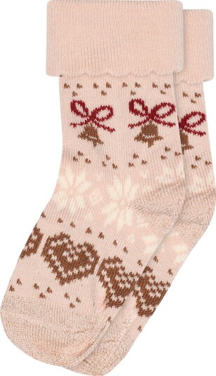 MP Sokker Chrissy Rose Dust MP 25/28 Sokker Beige Brun Hvit Rosa Rød 25 28