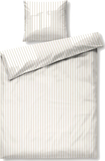 Juna Soft sengesett 140x200 cm offwhite/karamell Juna Soft sengesett 140x200 cm offwhite/karamell
