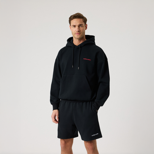 Björn Borg Oversized Hettegenser Svart Black M