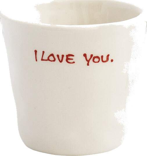 Anna + Nina Espresso Cup I Love You - Cream - 8 CL Anna + Nina Espresso Cup I Love You - Cream - 8 CL