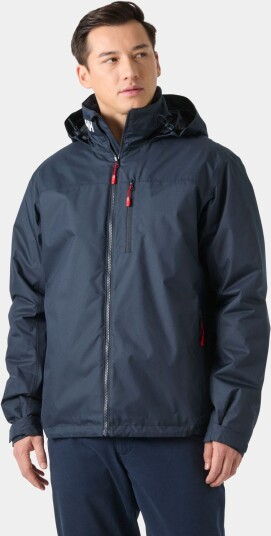 Helly Hansen Crew Mellomlags Seilerjakke Med Hette 2.0 Herre Marineblå 5xl