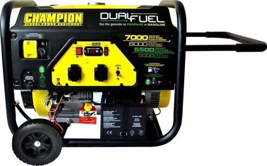 Champion CPG7500E2 Aggregat 7 kW 1-fase Dual Fuel Champion CPG7500E2 Aggregat 7 kW 1-fase Dual Fuel