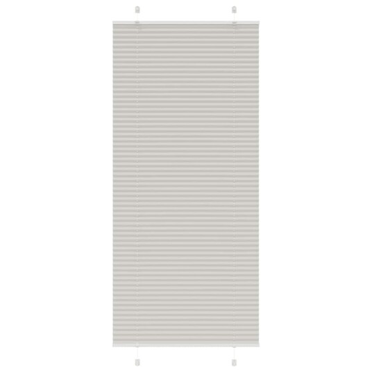 plisségardin lys grå 90x200 cm Stoff Bredde 89,4 Polyester plisségardin lys grå 90x200 cm Stoff Bredde 89,4 Polyester