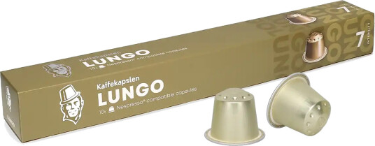 Kaffekapslen | Lungo Premium 10 kapsler til Nespresso®