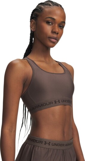 Under Armour Crossback Medium Support Sports BH Dame Brun XL