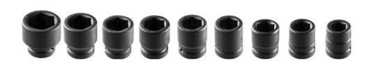 Neo Hex Slagpipesett 1" 27-50 mm med 9 Deler Neo Hex Slagpipesett 1" 27-50 mm med 9 Deler