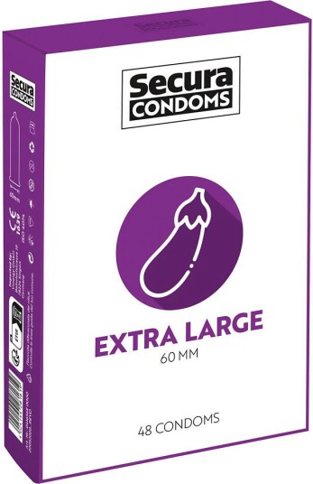 Secura: Extra Large Kondomer 48 stk