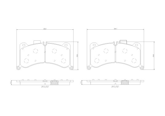 Bremseklosser BREMBO P 85 183