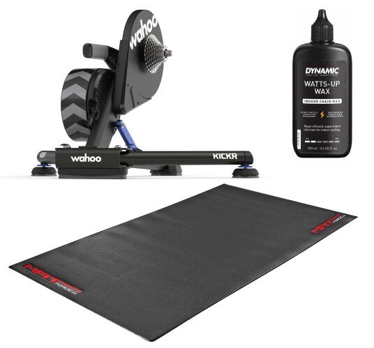 Wahoo KICKR V6 sykkelrulle inkl. matte+kjedevoks Wahoo KICKR V6 sykkelrulle inkl. matte+kjedevoks