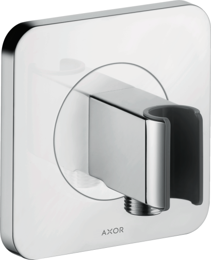 Axor Citterio E slangeuttak Med holder, Krom Axor Citterio E slangeuttak Med holder, Krom