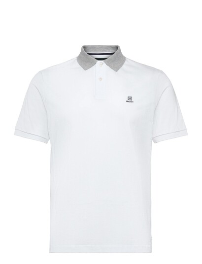 Hackett London Heritage H Stripe Trim White M