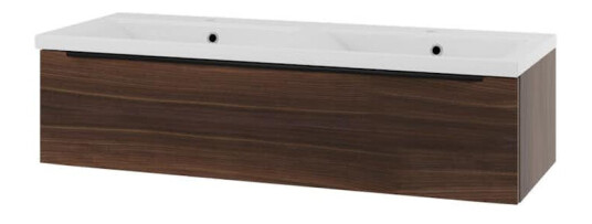 Servantskap Linn Bad Mari 120 cm 1 Skuff Dobbel 120812D1S Servantskap Linn Bad Mari 120 cm 1 Skuff Dobbel 120812D1S