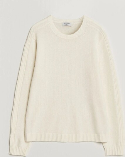 Tiger of Sweden Wilfred Wool/Cashmere Sweater Porcelain Cream