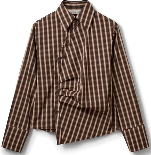 Sofie Schnoor Paigesw Asymmetric Shirt - Brown - 38