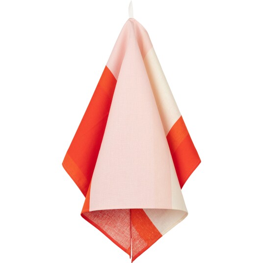 Hennika Kjøkkenhåndkle 47x70 cm Rosa / Orange Red