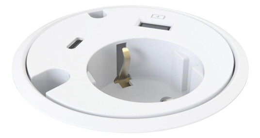 FORMING FUNCTION Powerdot 1 power 1 USB-A charger 1 USB-C port 2 grommet w FORMING FUNCTION Powerdot 1 power 1 USB-A charger 1 USB-C port 2 grommet w