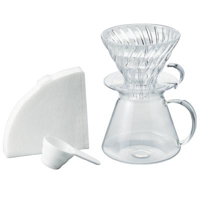 Simply HARIO V60 Glass Brewing Kit Simply HARIO V60 Glass Brewing Kit