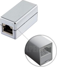 FTP-kontakt (skjermet) Cat5e ho-ho