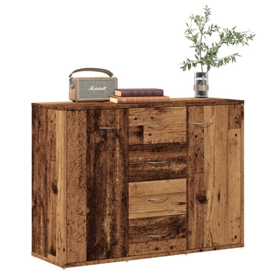Skjenk gammelt tre 88x30x64 cm konstruert tre 8721158434678