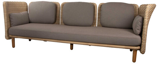 Cane-line Arch 3-seter sofa Taupe Beige
