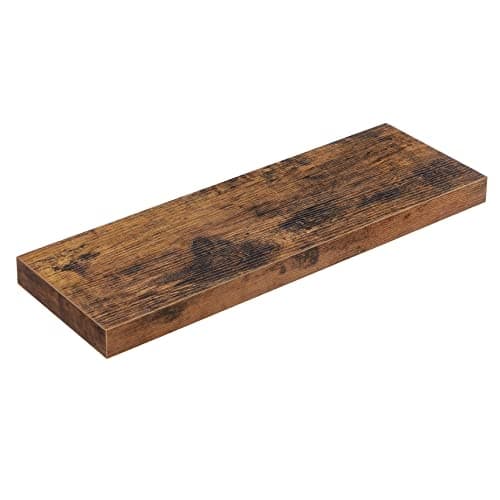 Rustikk brun flytende vegghylle 60cm Rommer 10 15kg