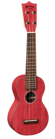 Martin OX Ukulele Bamboo Red w/bag