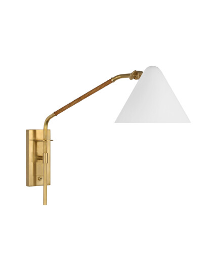 Visual Comfort Laken Articulating Wall Light Brass Visual Comfort Laken Articulating Wall Light Brass