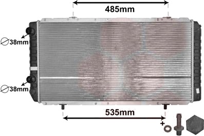 VAN WEZEL 40002268 Radiator motorkjøling VAN WEZEL 40002268 Radiator motorkjøling
