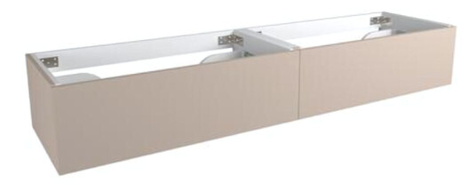Vikingbad Servantskap Trend MIE Demi- Mål: B(120-180)Xh46xd29 cm Varm Beige / 180cm Dobbel