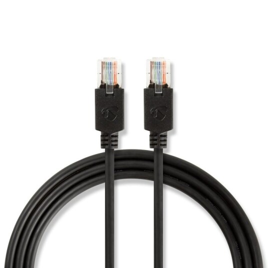 Nedis CAT5e nettverkskabel | U/UTP | RJ45 Han | RJ45 Han | 15.0 m | Rund | LSZH | Antrasitt | Vindus boks