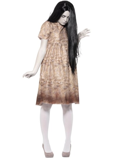 The Ring / The Grudge Inspirert Kostyme med Parykk The Ring / The Grudge Inspirert Kostyme med Parykk