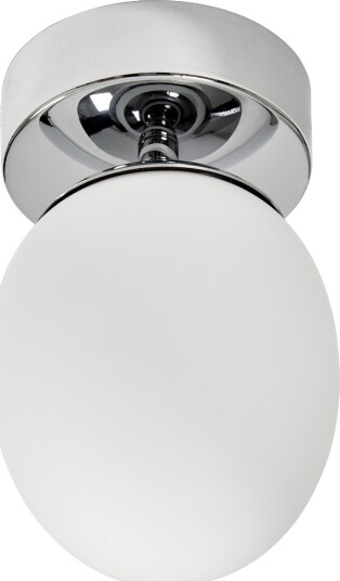 Klasen Taklampe  Høyde 18 Cm IP44  Krom