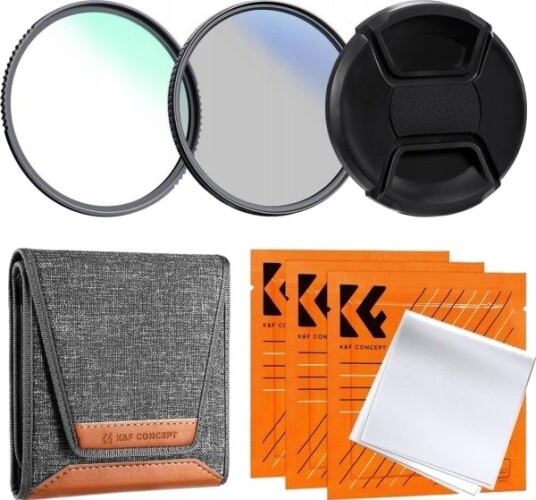 K&F Filtersett 4-I-1: Uv Nano-K + Cpl Polarisering + Deksel + Etui 82Mm / Sku.2040V1 K&F Filtersett 4-I-1: Uv Nano-K + Cpl Polarisering + Deksel + Etui 82Mm / Sku.2040V1