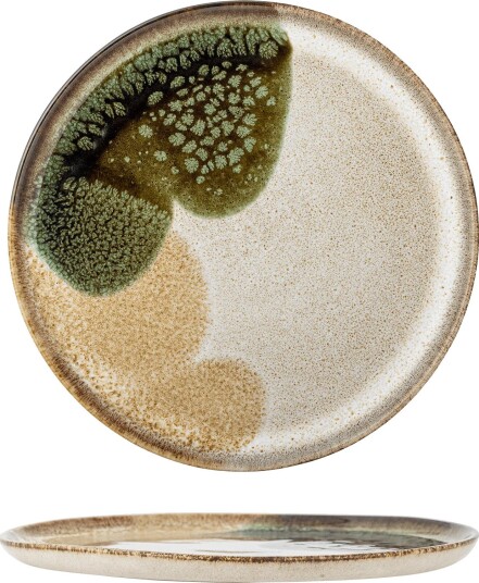 Bloomingville Jules tallerken Green Ø22 cm