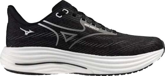 Mizuno Mens Wave Rider 29 Black Sand/Quiet Shade/Black 43"