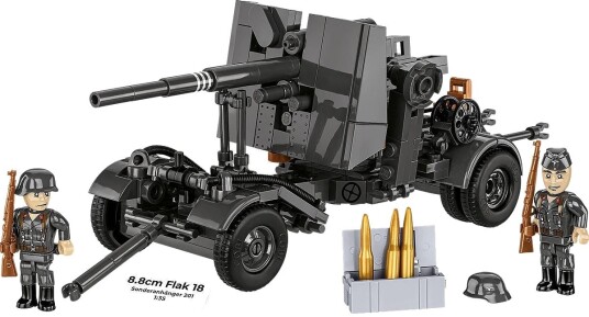Cobi 8.8cm Flak Med Tilhenger Byggesett 9+ År 360 Deler