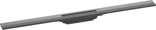 Hansgrohe RainDrain Flex Kappesett 90 cm, Børstet Sort Krom Hansgrohe RainDrain Flex Kappesett 90 cm, Børstet Sort Krom