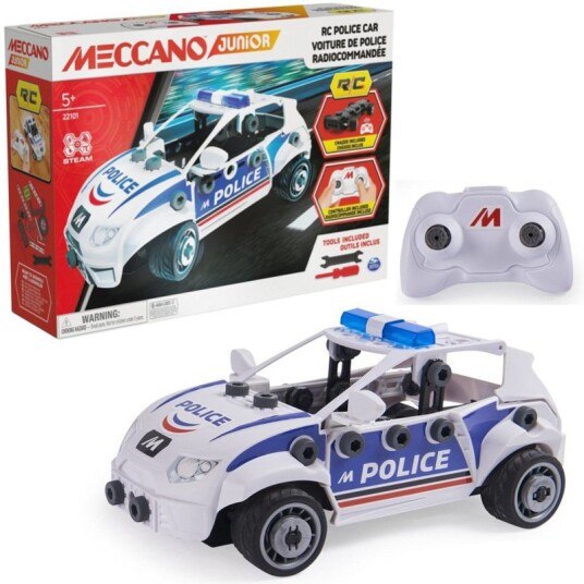 Meccano Junior Radiostyrt Politibil Meccano Junior Radiostyrt Politibil