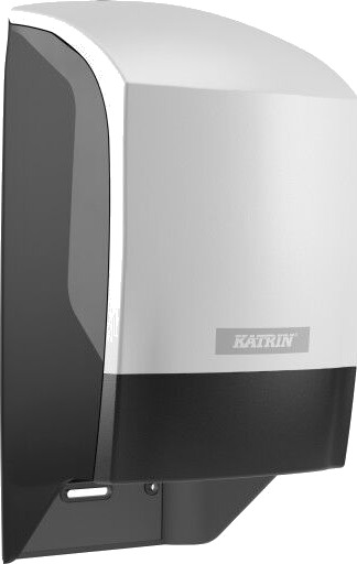 Katrin Dispenser Toiletpapir System L17.2xB15.2xH31.2cm Plast Hvid til 2 ruller,1 stk Katrin Dispenser Toiletpapir System L17.2xB15.2xH31.2cm Plast Hvid til 2 ruller,1 stk