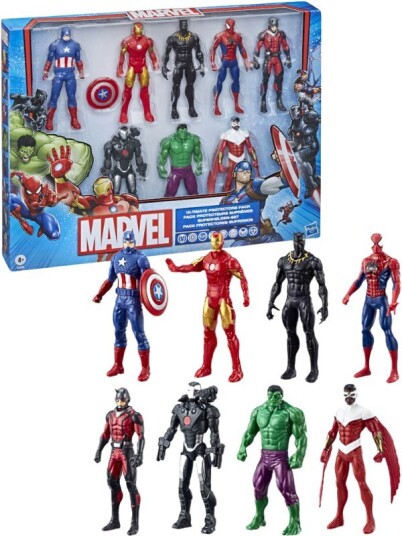 Marvel superhelt figursett med 8 figurer 15 cm